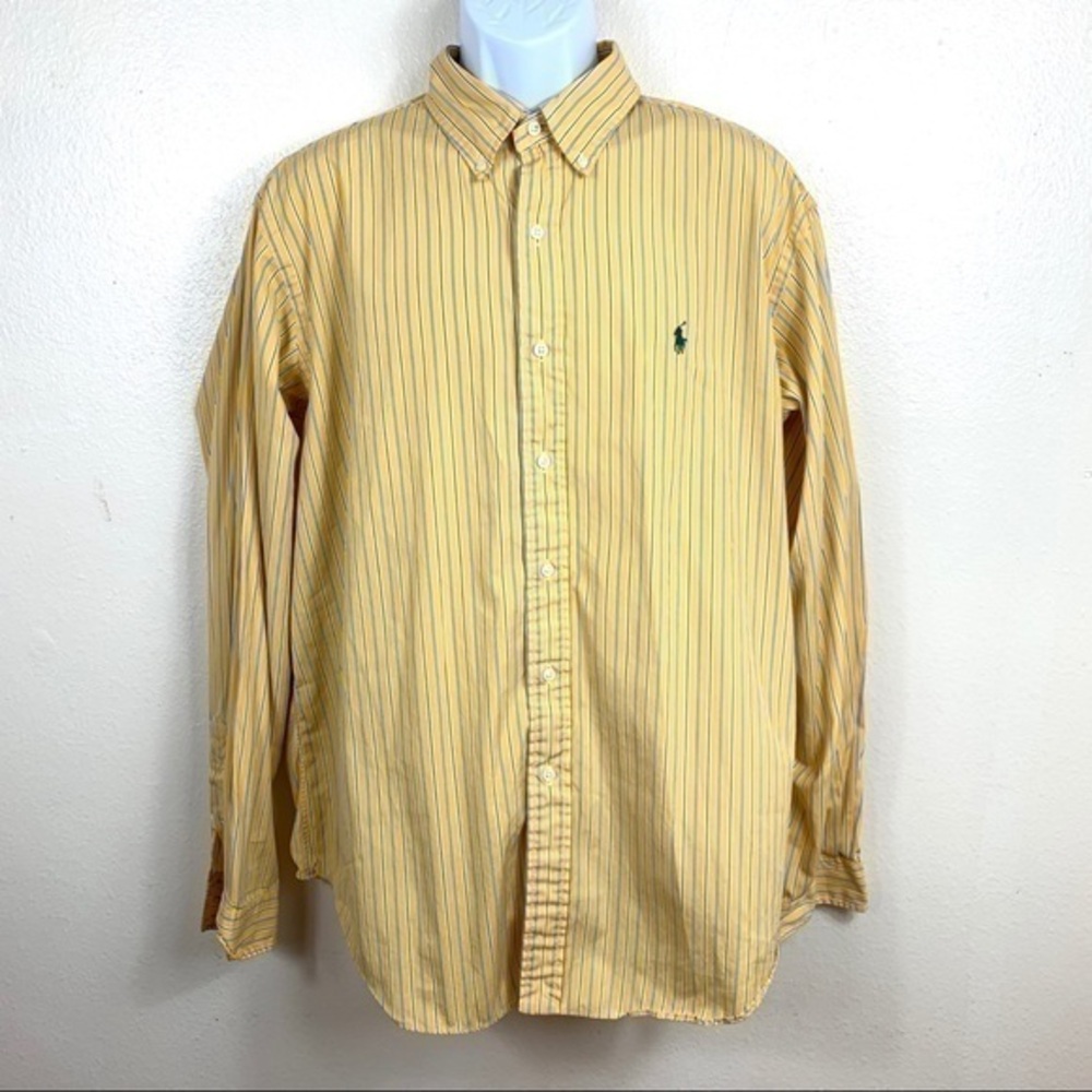 Ralph Lauren Men’s shirt Buttons down striped XL